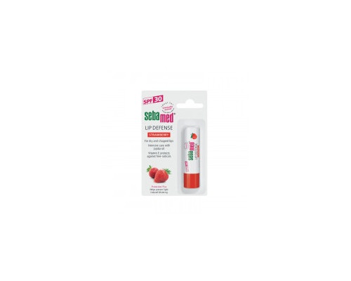 SEBAMED Lip Defense Stick SPF30,Φροντίδα Χειλιών σε Στικ Με Γεύση Φράουλα, 4.8gr SEBAMED Lip Defense Stick SPF30,Φροντίδα Χειλιών σε Στικ Με Γεύση Φράουλα, 4.8gr
