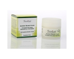 SOSTAR Jasmine Beauty Cream - Αντιγηραντική Κρέμα Προσώπου με έλαιο jojoba, 50ml