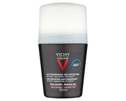 VICHY HOMME Deodorant Anti-transpirant, Αποσμητική φροντίδα για 48 ώρες για την ευαίσθητη επιδερμίδα των ανδρών 50ml VICHY HOMME Deodorant Anti-transpirant, Αποσμητική φροντίδα για 48 ώρες για την ευαίσθητη επιδερμίδα των ανδρών 50ml