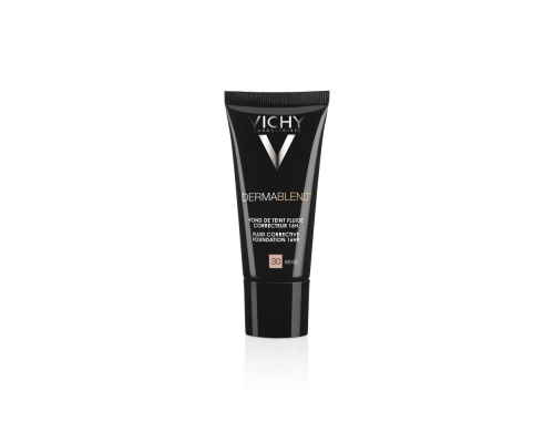 VICHY, Dermablend Make Up Fluid No.30 Beige Διορθωτικό Fond de Teint Προσώπου με λεπτόρευστη υφή, για όλους τους τύπους επιδερμίδας, 30ml VICHY, Dermablend Make Up Fluid No.30 Beige Διορθωτικό Fond de Teint Προσώπου με λεπτόρευστη υφή, για όλους τους τύπους επιδερμίδας, 30ml