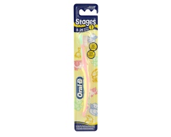 ORAL-B Οδοντόβουρτσα 4-24 μηνών (ρόζ-λαχανί-κίτρινο) ORAL-B Οδοντόβουρτσα 4-24 μηνών (ρόζ-λαχανί-κίτρινο)