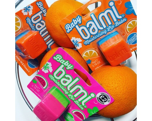 Baby balmi moisturising Lip Balm, Tangerine, ενυδατικό λιπ χειλιών με γεύση μανταρίνι, 4g Baby balmi moisturising Lip Balm, Tangerine, ενυδατικό λιπ χειλιών με γεύση μανταρίνι, 4g