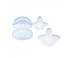 NUK Nipple Shields, Ασπίδες θηλής από σιλικόνη για την προστασία κατά το θηλασμό μέγεθος large 2 τεμάχια NUK Nipple Shields, Ασπίδες θηλής από σιλικόνη για την προστασία κατά το θηλασμό μέγεθος large 2 τεμάχια