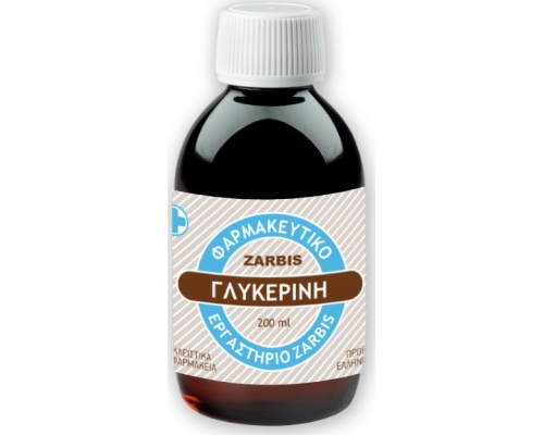 Zarbis Φυτική Γλυκερίνη VG 99,5% min , 200 ml Zarbis Φυτική Γλυκερίνη VG 99,5% min , 200 ml