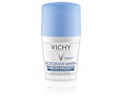 Vichy Deodorant Mineral 48H Αποσμητικό Χωρίς Άλατα Αλουμινίου 50ml 