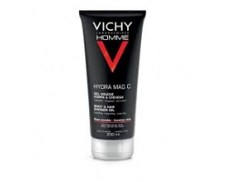 Vichy Homme Hydra Mag C Gel Douche 200ml, Αφρόλουτρο με συνδυασμό Μαγνησίου και Βιταμίνης C που "γεμίζει" ενέργεια Vichy Homme Hydra Mag C Gel Douche 200ml, Αφρόλουτρο με συνδυασμό Μαγνησίου και Βιταμίνης C που "γεμίζει" ενέργεια