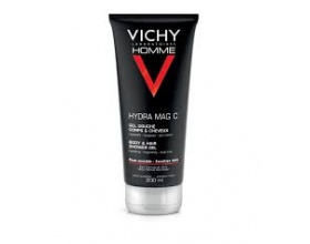 Vichy Homme Hydra Mag C Gel Douche 200ml, Αφρόλουτρο με συνδυασμό Μαγνησίου και Βιταμίνης C που "γεμίζει" ενέργεια Vichy Homme Hydra Mag C Gel Douche 200ml, Αφρόλουτρο με συνδυασμό Μαγνησίου και Βιταμίνης C που "γεμίζει" ενέργεια