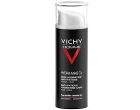 Vichy Homme Hydra Mag C+, Ενυδατική φροντίδα αναζωογόνησης για πρόσωπο και μάτια 50ml