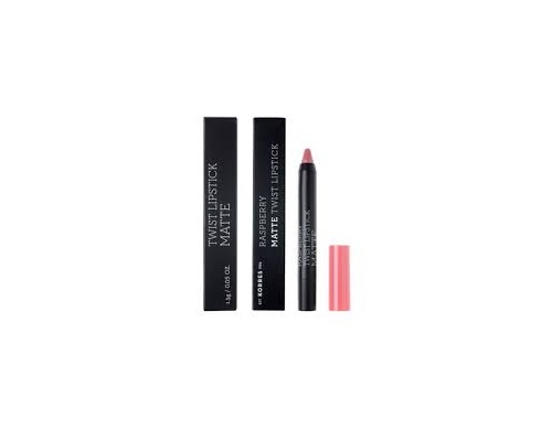 KORRES, Raspberry Matte Twist Lipstick-Dusty Pink, Κραγιόν σε πρακτική συσκευασία μολυβιού για ultra ματ τελείωμα με ακρίβεια και εξαιρετική διάρκεια, 1,5g KORRES, Raspberry Matte Twist Lipstick-Dusty Pink, Κραγιόν σε πρακτική συσκευασία μολυβιού για ultra ματ τελείωμα με ακρίβεια και εξαιρετική διάρκεια, 1,5g