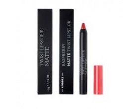 KORRES, Raspberry Matte Twist Lipstick-Imposing Red, Κραγιόν σε πρακτική συσκευασία μολυβιού για ultra ματ τελείωμα με ακρίβεια και εξαιρετική διάρκεια, 1,5g KORRES, Raspberry Matte Twist Lipstick-Imposing Red, Κραγιόν σε πρακτική συσκευασία μολυβιού για ultra ματ τελείωμα με ακρίβεια και εξαιρετική διάρκεια, 1,5g