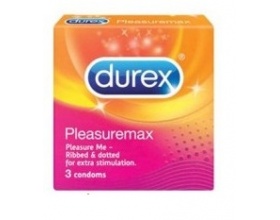 Durex PleasureMax Προφυλακτικά 3 τεμ. 