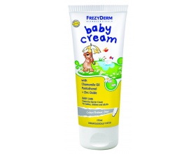 FREZYDERM BABY CREAM, Προστατευτική Κρέμα με χαμομηλέλαιο και παντοθενόλη για την βρεφική φροντίδα, 175ml
