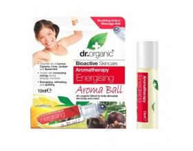 Dr.organic Energising Aroma Ball  Ίαμα απο συνδιασμό οργανικών & φυσικών αιθέριων ελαίων για ενέργεια 10ml