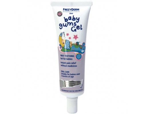 FREZYDERM BABY GUMS GEL, Απαλό gel για την ανακούφιση των βρεφικών ούλων κατά την  πρώτη οδοντοφυΐα, 25ml FREZYDERM BABY GUMS GEL, Απαλό gel για την ανακούφιση των βρεφικών ούλων κατά την  πρώτη οδοντοφυΐα, 25ml