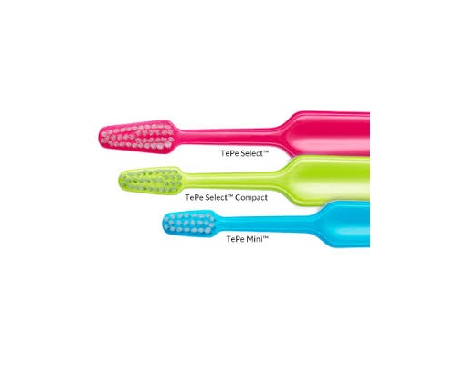 TePe Select Compact Medium Οδοντόβουρτσα για αποτελεσματικό και απαλό καθαρισμό, Διάφορα Χρώματα, 1τμχ TePe Select Compact Medium Οδοντόβουρτσα για αποτελεσματικό και απαλό καθαρισμό, Διάφορα Χρώματα, 1τμχ