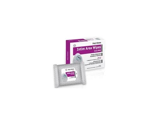 FREZYDERM, INTIM AREA WIPES PH4, Mαντηλάκια καθαρισμού για την καθημερινή υγιεινή της ευαίσθητης περιοχής, 20 τεμάχια FREZYDERM, INTIM AREA WIPES PH4, Mαντηλάκια καθαρισμού για την καθημερινή υγιεινή της ευαίσθητης περιοχής, 20 τεμάχια