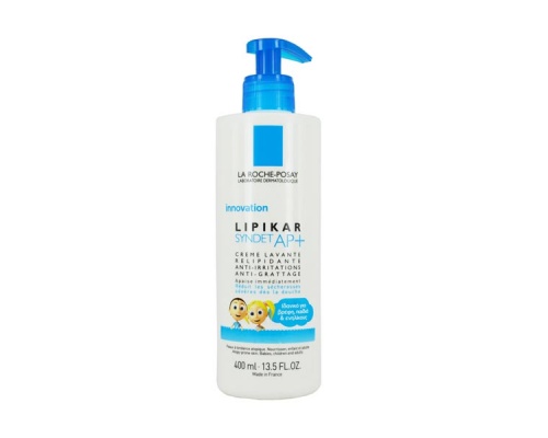 LA ROCHE-POSAY Lipikar Syndet ΑP+, Κρέμα Καθαρισμού Αναπλήρωσης Λιπιδίων Κατά των Ερεθισμών 400ml   LA ROCHE-POSAY Lipikar Syndet ΑP+, Κρέμα Καθαρισμού Αναπλήρωσης Λιπιδίων Κατά των Ερεθισμών 400ml