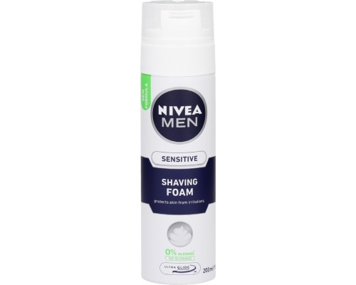 Nivea Men Shaving Foam Sensitive Αφρός Ξυρίσματος, 200ml Nivea Men Shaving Foam Sensitive Αφρός Ξυρίσματος, 200ml