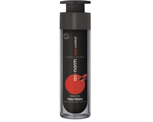 FREZYDERM, AC-NORM TOTAL CONTROL CREAM, Κρέμα προσώπου με Ματ αποτέλεσμα, για την ήπια, μέτρια & σοβαρή ακμή , 50ml FREZYDERM, AC-NORM TOTAL CONTROL CREAM, Κρέμα προσώπου με Ματ αποτέλεσμα, για την ήπια, μέτρια & σοβαρή ακμή , 50ml