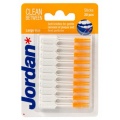Jordan, Clean Between Sticks Orange, Μεσοδόντια Βουρτσάκια Large, 20τμχ