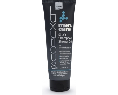 INTERMED, Luxurious Men’s Care 2 in 1 Shampoo & Shower Gel, Σαμπουάν & Αφρόλουτρο, 250ml INTERMED, Luxurious Men’s Care 2 in 1 Shampoo & Shower Gel, Σαμπουάν & Αφρόλουτρο, 250ml