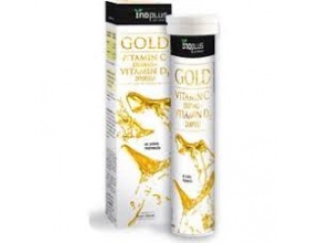 Inoplus, Gold Vitamin C 1500mg Vitamin D3 2000iu, Γεύση πορτοκάλι, 20Αναβράζοντα Inoplus, Gold Vitamin C 1500mg Vitamin D3 2000iu, Γεύση πορτοκάλι, 20Αναβράζοντα