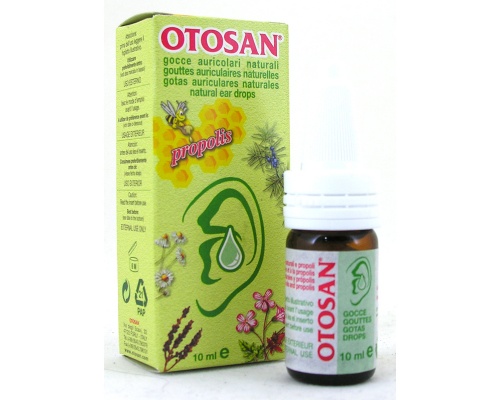 OTOSAN, Ear Drops PROPOLIS, Φυσικό προϊόν που βοηθά στην αποφυγή υπερβολικού σχηματισμού κεριού στο κανάλι του αυτιού, 10ml  OTOSAN, Ear Drops PROPOLIS, Φυσικό προϊόν που βοηθά στην αποφυγή υπερβολικού σχηματισμού κεριού στο κανάλι του αυτιού, 10ml