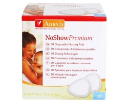 Ameda Noshow Premium Επιθέματα Στήθους μιας Χρήσης, 30 τεμ