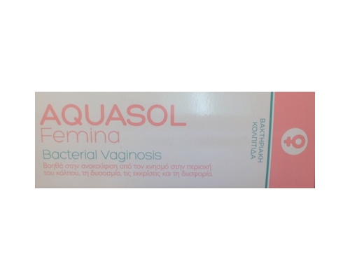 AQUASOL Femina Bacterial Vaginosis Gel για Βακτηριακή Κολπίτιδα - 30ml AQUASOL Femina Bacterial Vaginosis Gel για Βακτηριακή Κολπίτιδα - 30ml