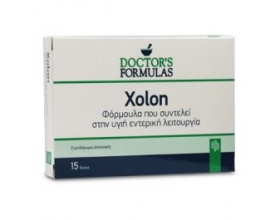  Doctor's Formulas Xolon Φόρμουλα φυσικών συστατικών που διευκολύνει την κινητικότητα του εντέρου 15 caps