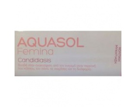 AQUASOL Femina Candidiasis Cream Gel για Κολπική Μυκητίαση - 30ml