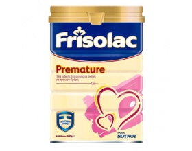 ΝΟΥΝΟΥ Frisolac Premature Γάλα ειδικής διατροφής σε σκόνη για πρόωρα βρέφη  400gr