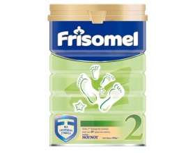 Frisomel,Γάλα για βρέφη από τον 6ο μήνα , με ευκολο καπακι σε σκόνη 400gr