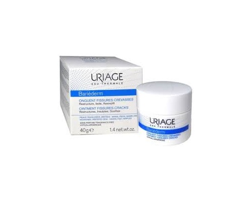 URIAGE, Bariederm Ointment Fissures,Επουλωτική αλοιφή για ρωγμές & σκασίματα που δημιουργούνται στα χέρια, πόδια, αγκώνες και γόνατα, 40gr URIAGE, Bariederm Ointment Fissures,Επουλωτική αλοιφή για ρωγμές & σκασίματα που δημιουργούνται στα χέρια, πόδια, αγκώνες και γόνατα, 40gr