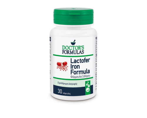 Doctor's Formulas Lactofer Iron Formula Φόρμουλα Σιδήρου 30 κάψουλες  Doctor's Formulas Lactofer Iron Formula Φόρμουλα Σιδήρου 30 κάψουλες