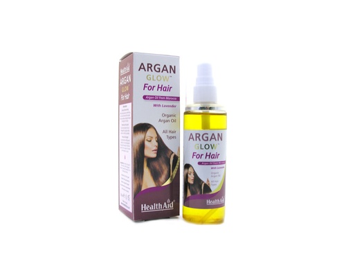 HealthAid ARGAN GLOW for hair, 100% Βιολογικό Έλαιο Αργκάν, για μαλλιά υγιή, απαλά, λαμπερά & στιλπνά, με μη λιπαρό φινίρισμα 125 ml   HealthAid ARGAN GLOW for hair, 100% Βιολογικό Έλαιο Αργκάν, για μαλλιά υγιή, απαλά, λαμπερά & στιλπνά, με μη λιπαρό φινίρισμα 125 ml