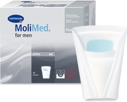HARTMANN Molimed Premium Active Επιθέματα Ανδρική Ελαφρά Ακράτεια, 14τεμ., (168600) HARTMANN Molimed Premium Active Επιθέματα Ανδρική Ελαφρά Ακράτεια, 14τεμ., (168600)