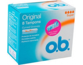 O.B  Original Super Ταμπόν Υψηλής Ροής, 8 τεμάχια