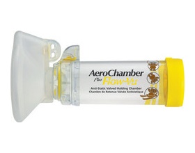 AeroChamber, Plus Flow-Vu With Medium Mask (1-5 Years), Aεροθάλαμος Eισπνοών με Mάσκα για παιδιά 1-5 ετών (με κίτρινο χρώμα) AeroChamber, Plus Flow-Vu With Medium Mask (1-5 Years), Aεροθάλαμος Eισπνοών με Mάσκα για παιδιά 1-5 ετών (με κίτρινο χρώμα)