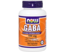 Now Foods Gaba 500mg, Συμπλήρωμα Διατροφής συμβάλει στην προώθηση της χαλάρωσης και στην ανακούφιση από νευρική υπερένταση, 100 κάψουλες Now Foods Gaba 500mg, Συμπλήρωμα Διατροφής συμβάλει στην προώθηση της χαλάρωσης και στην ανακούφιση από νευρική υπερένταση, 100 κάψουλες