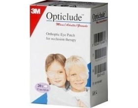 3M Opticlude Maxi 5.7cm x 8.2cm Οφθαλμικά Αυτοκόλλητα Επιθέματα 20 Τεμάχια