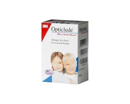 3M Opticlude Maxi 5.7cm x 8.2cm Οφθαλμικά Αυτοκόλλητα Επιθέματα 20 Τεμάχια 3M Opticlude Maxi 5.7cm x 8.2cm Οφθαλμικά Αυτοκόλλητα Επιθέματα 20 Τεμάχια