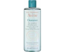 Avène Cleanance eau nettoyante, εξυγιαντικό νερό καθαρισμού και ντεμακιγιαζ για ευαίσθητα λιπαρά δέρματα με τάση για ατέλειες, 400ml Avène Cleanance eau nettoyante, εξυγιαντικό νερό καθαρισμού και ντεμακιγιαζ για ευαίσθητα λιπαρά δέρματα με τάση για ατέλειες, 400ml