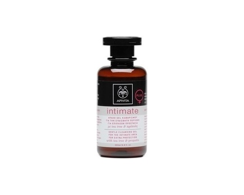 APIVITA Intimate Plus gentle cleansing gel Απαλό gel καθαρισμού για την ευαίσθητη περιοχή με πρόπολη & τεϊόδεντρο, 200ml