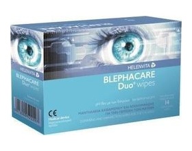 HELENVITA BlephaCare Duo, Υγρά μαντηλάκια για ντεμακιγιάζ και προστασία των ματιών 14 τμχ HELENVITA BlephaCare Duo, Υγρά μαντηλάκια για ντεμακιγιάζ και προστασία των ματιών 14 τμχ