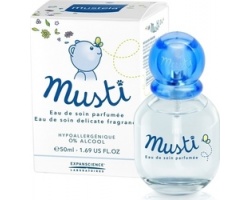 MUSTELA Eau de soin delicate fragrance Γυάλινο μπουκάλι Άρωμα με απαλή μυρωδιά για το παιδί και το μωρό, από τη γέννηση του 50ml  MUSTELA Eau de soin delicate fragrance Γυάλινο μπουκάλι Άρωμα με απαλή μυρωδιά για το παιδί και το μωρό, από τη γέννηση του 50ml