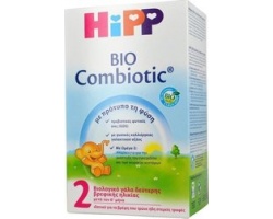 HiPP 2 combiotic, Βιολογικό γάλα από τον 6ο μήνα 600g