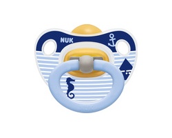 NUK Happy Kids, Ορθοδοντική πιπίλα από καουτσούκ Ν2  για βρέφη 6-18 μηνών (Ιππόκαμπος) NUK Happy Kids, Ορθοδοντική πιπίλα από καουτσούκ Ν2  για βρέφη 6-18 μηνών (Ιππόκαμπος)