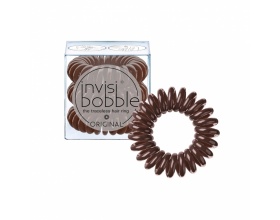 Invisi Bobble Κοκαλάκι Hair Rings Pretzel Brown Power 3τμχ  