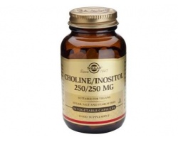  Solgar Choline-Inositol 250 / 250mg Χολίνη & Ινοσιτόλη,50caps 